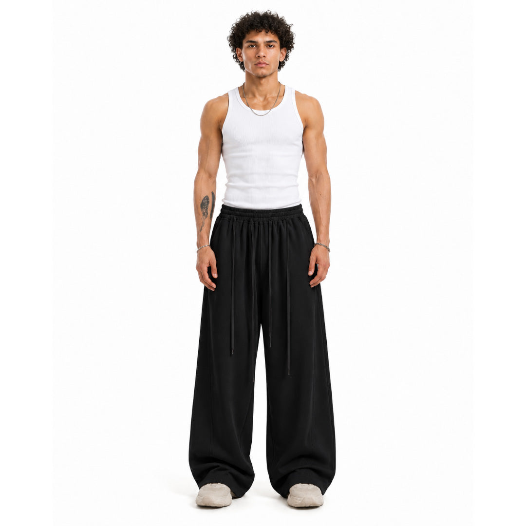 Everyday Wide-Leg Pants - Black