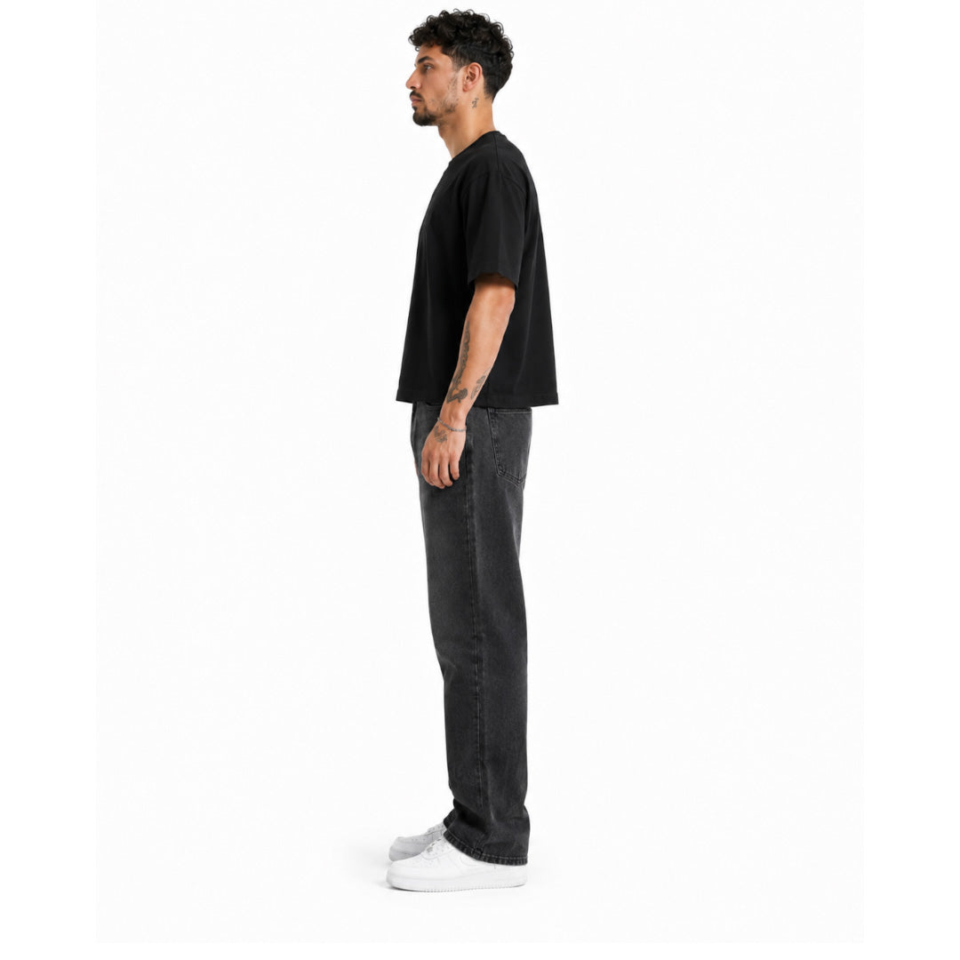 Everyday Boxy Tee - Black