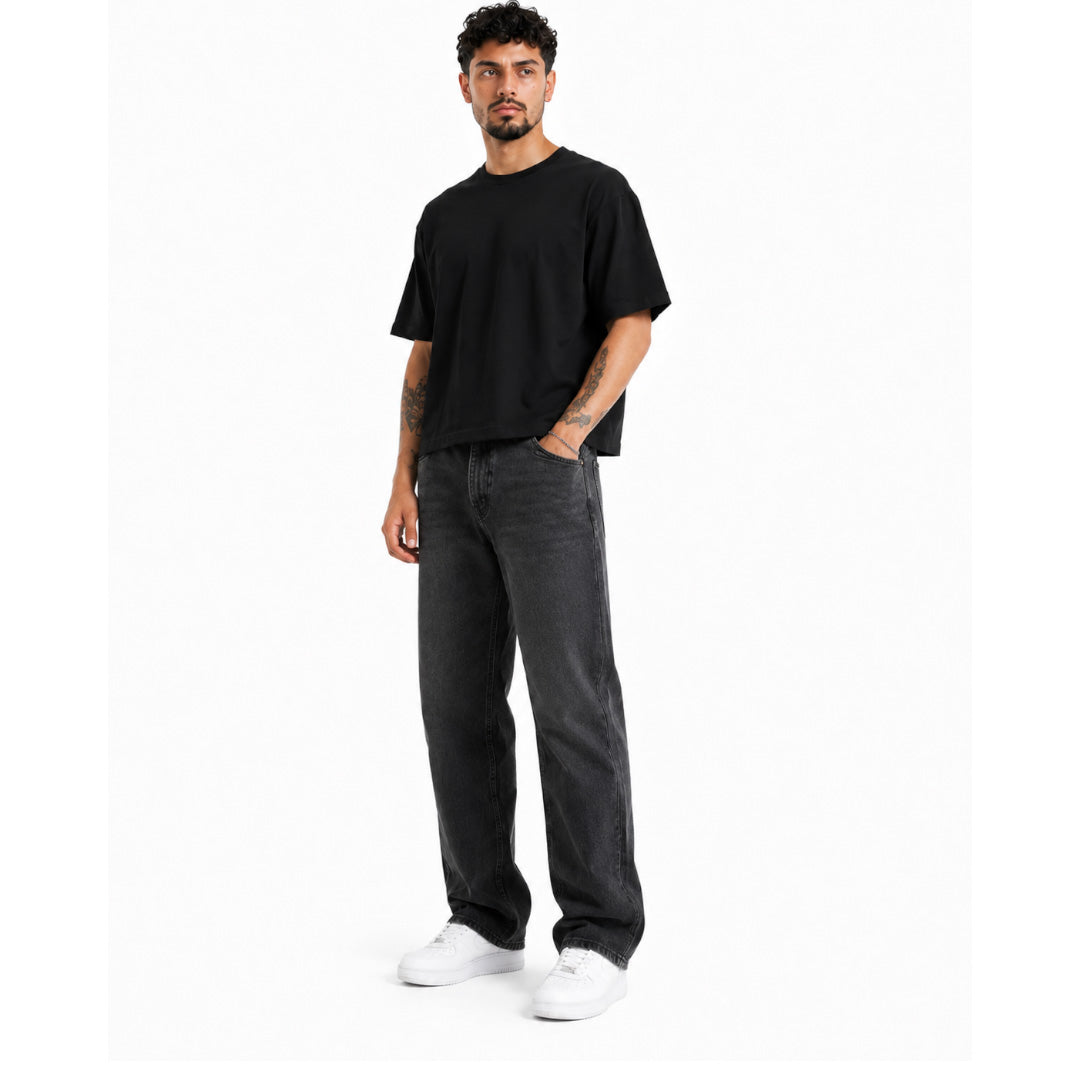 Everyday Boxy Tee - Black