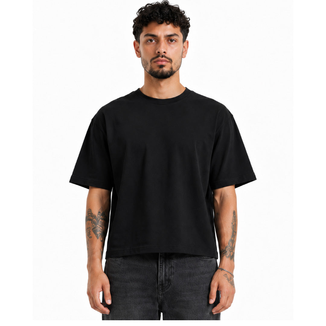 Everyday Boxy Tee - Black