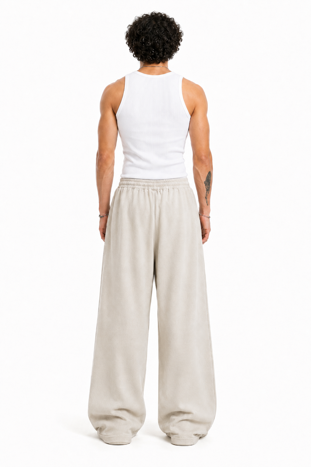 Everyday Wide-Leg Pants - Ivory Beige