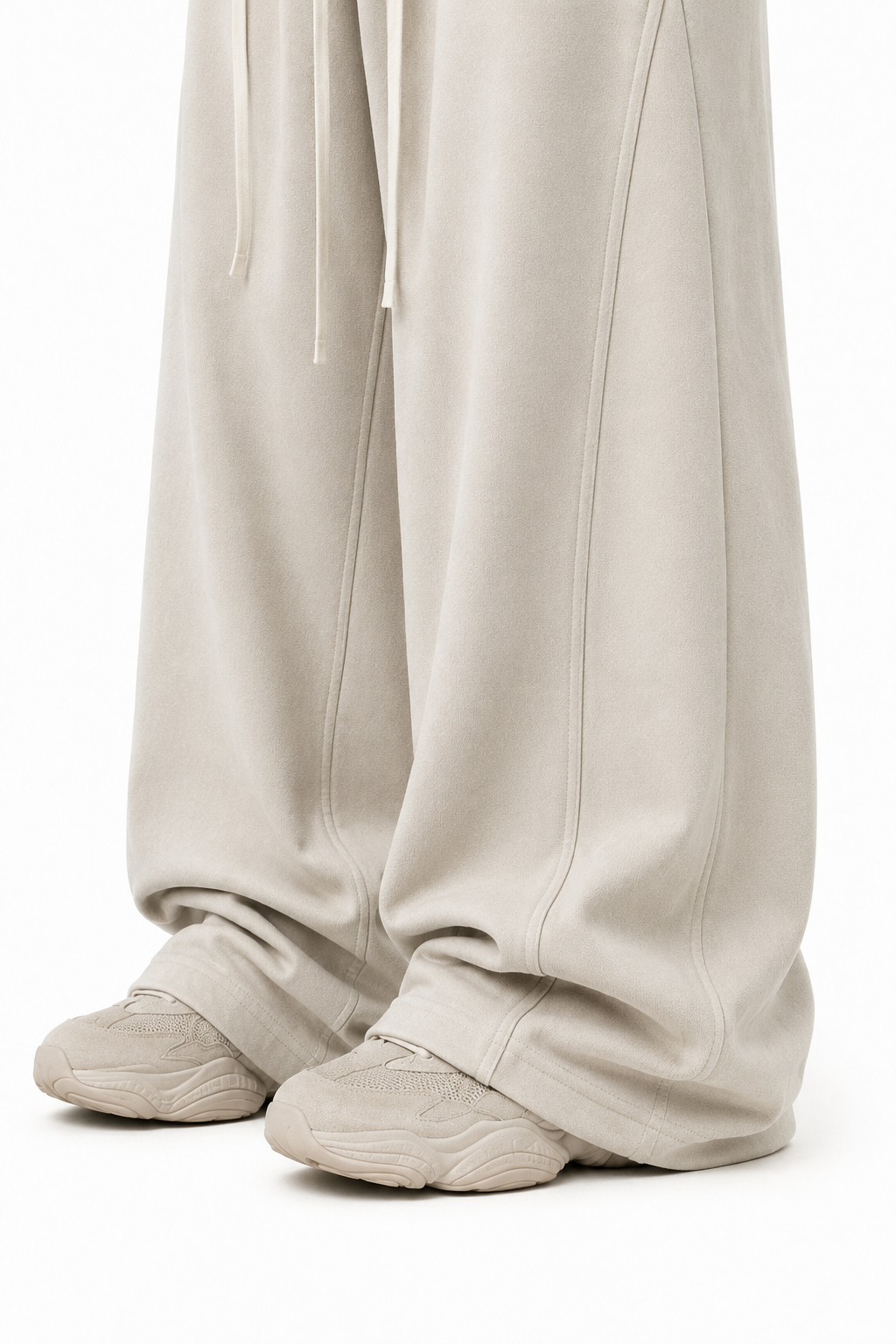 Everyday Wide-Leg Pants - Ivory Beige