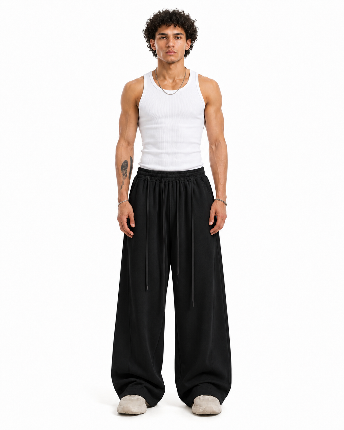 Everyday Wide-Leg Pants - Black