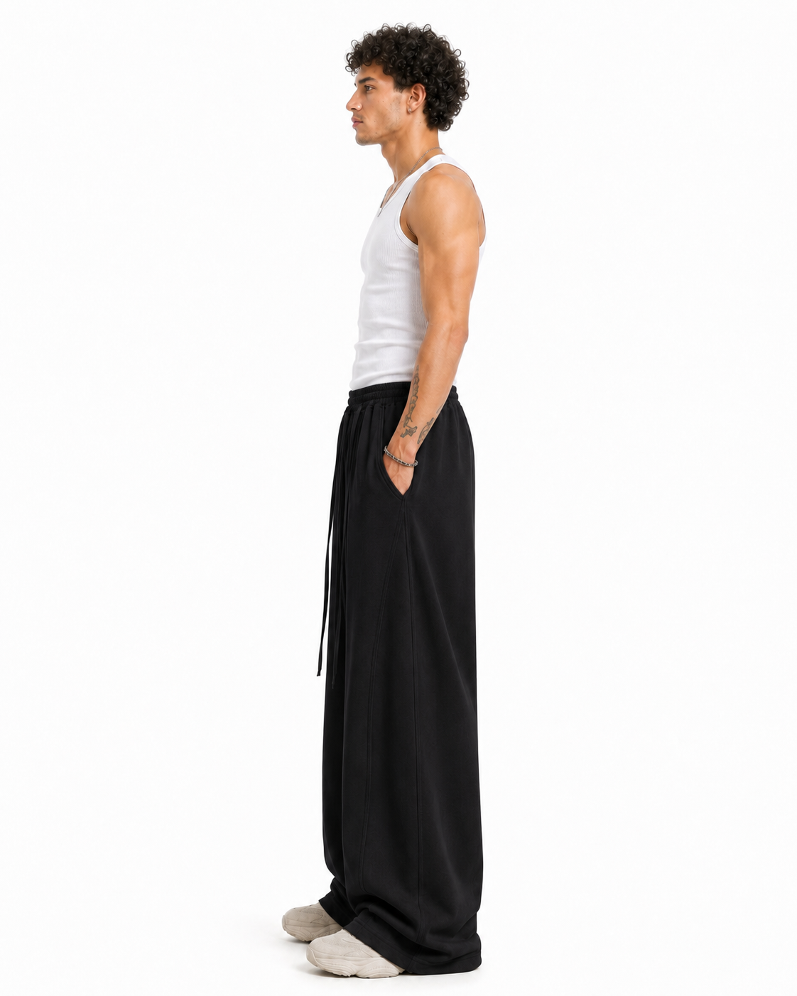 Everyday Wide-Leg Pants - Black
