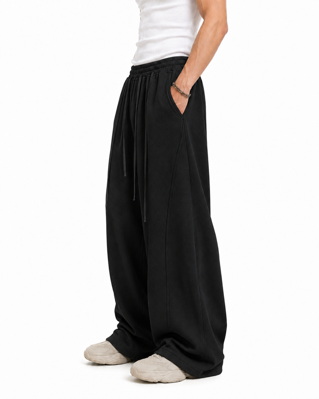 Everyday Wide-Leg Pants - Black
