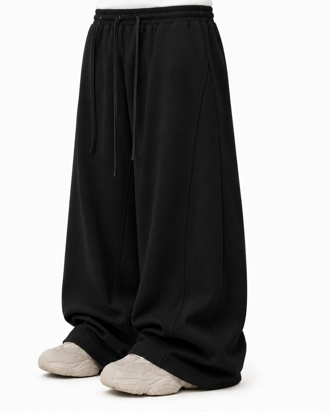 Everyday Wide-Leg Pants - Black