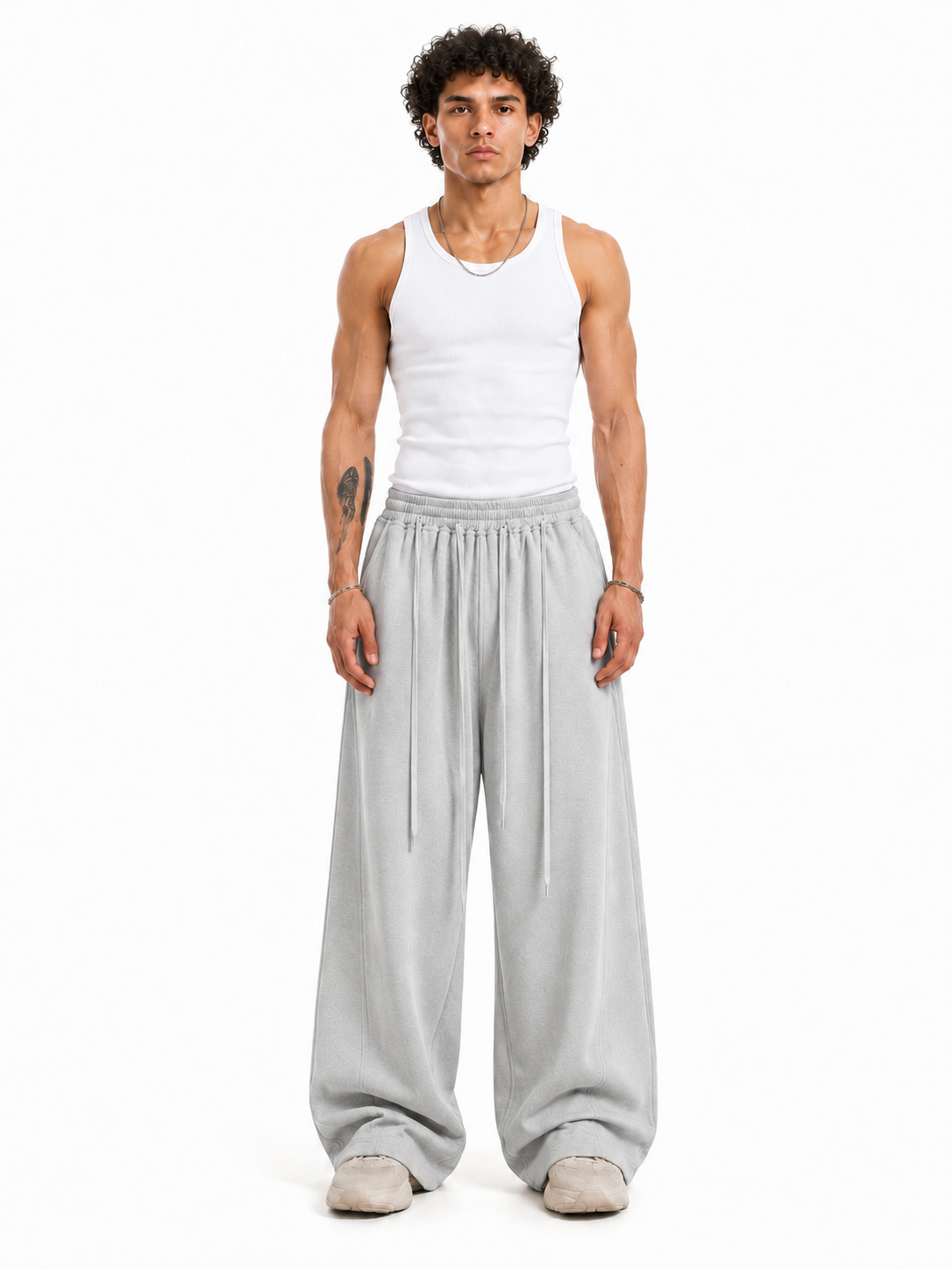 Everyday Wide-Leg Pants - Grey