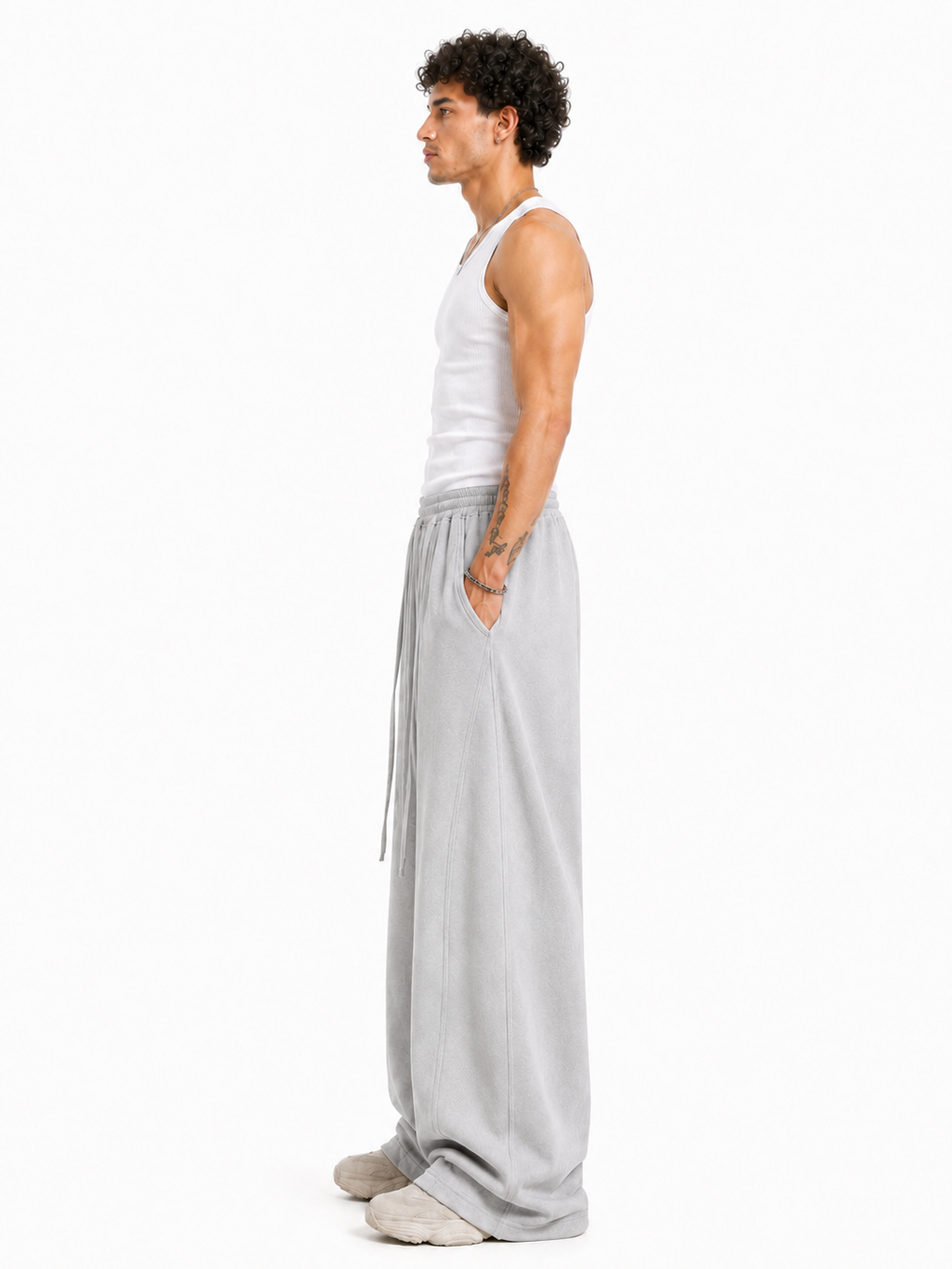 Everyday Wide-Leg Pants - Grey