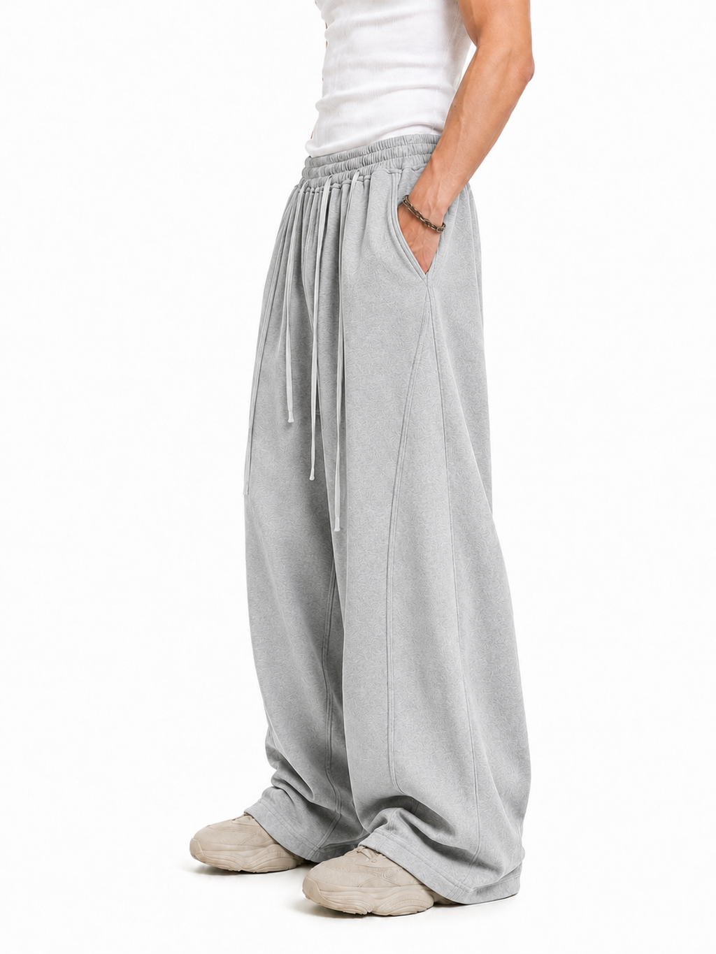 Everyday Wide-Leg Pants - Grey