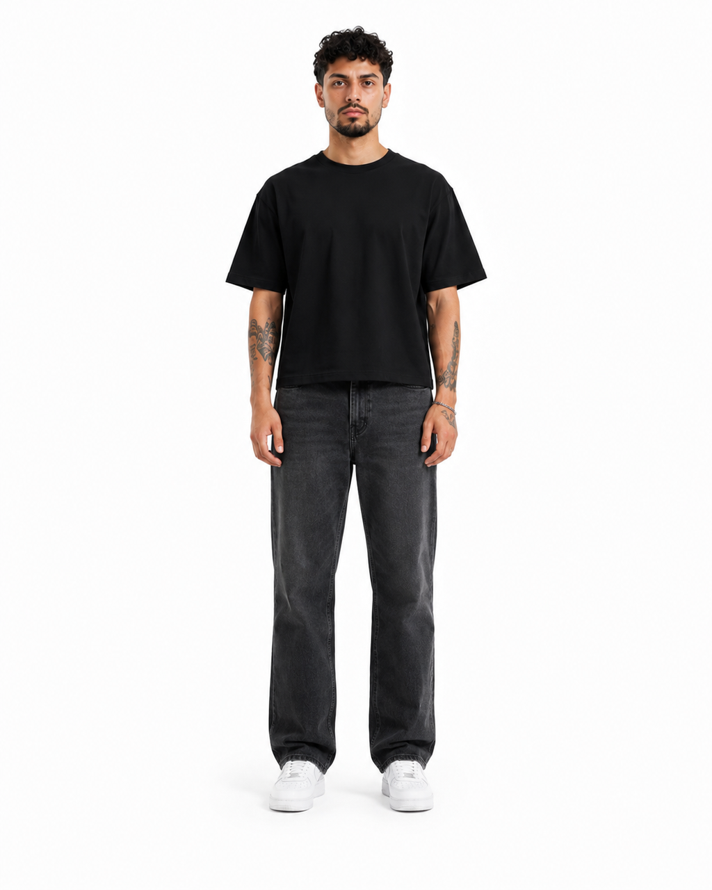 Everyday Boxy Tee - Black