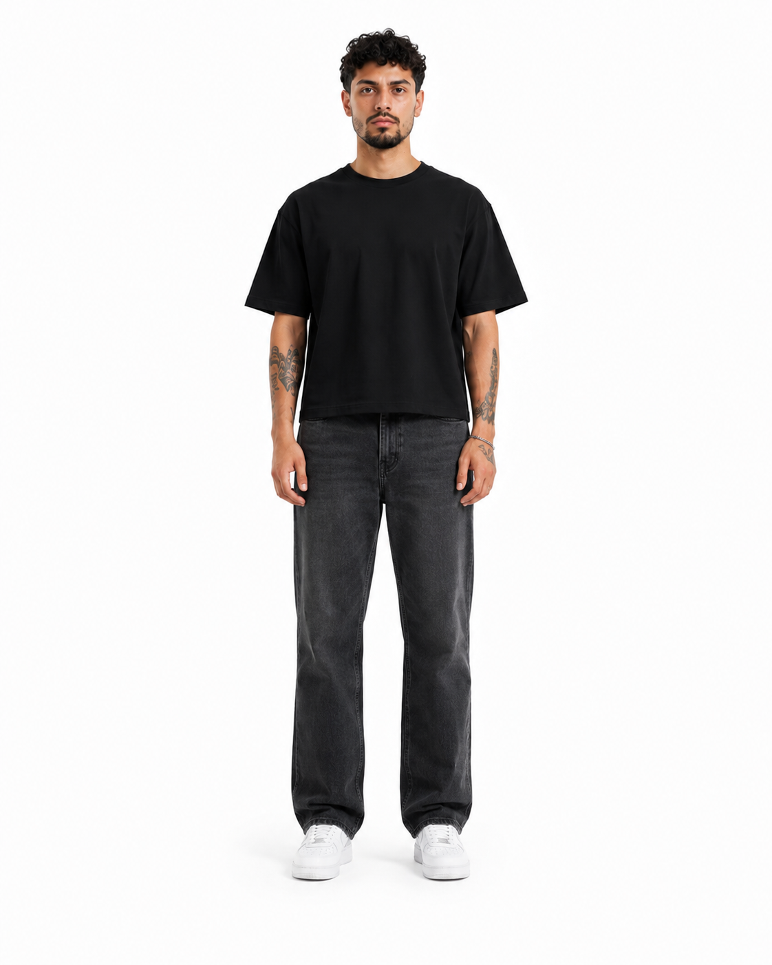 Everyday Boxy Tee - Black