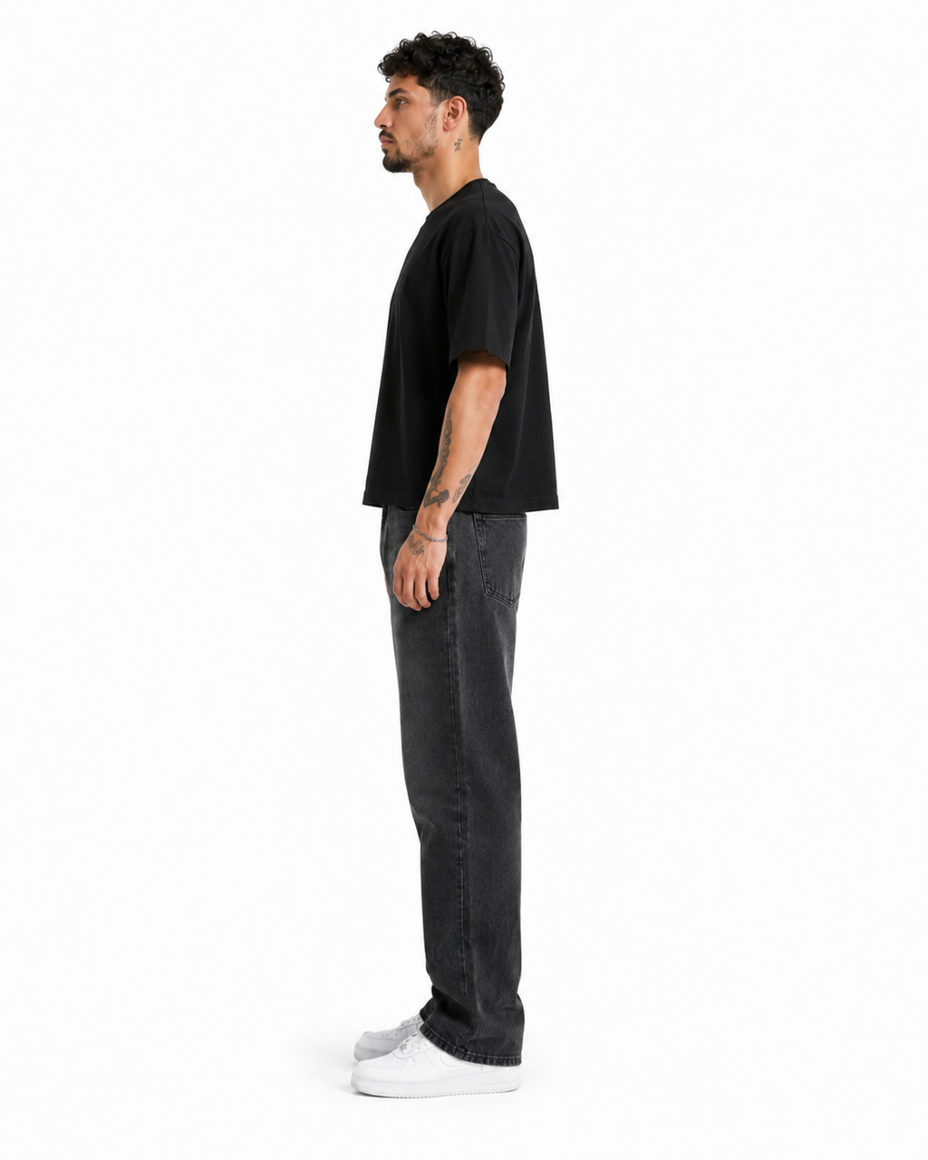 Everyday Boxy Tee - Black