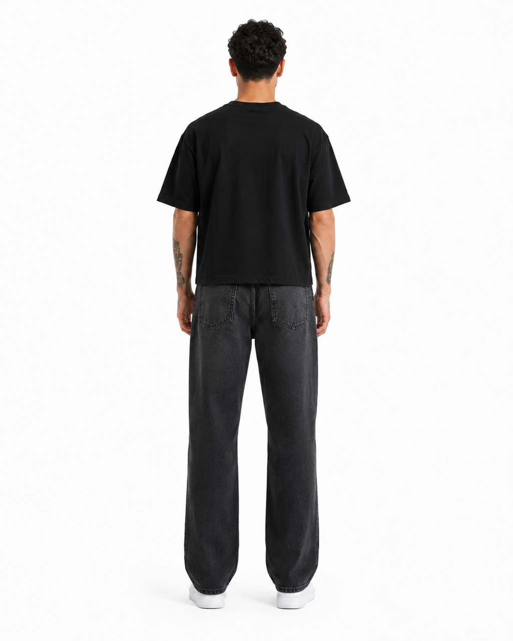 Everyday Boxy Tee - Black