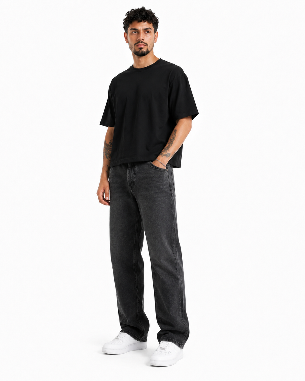 Everyday Boxy Tee - Black