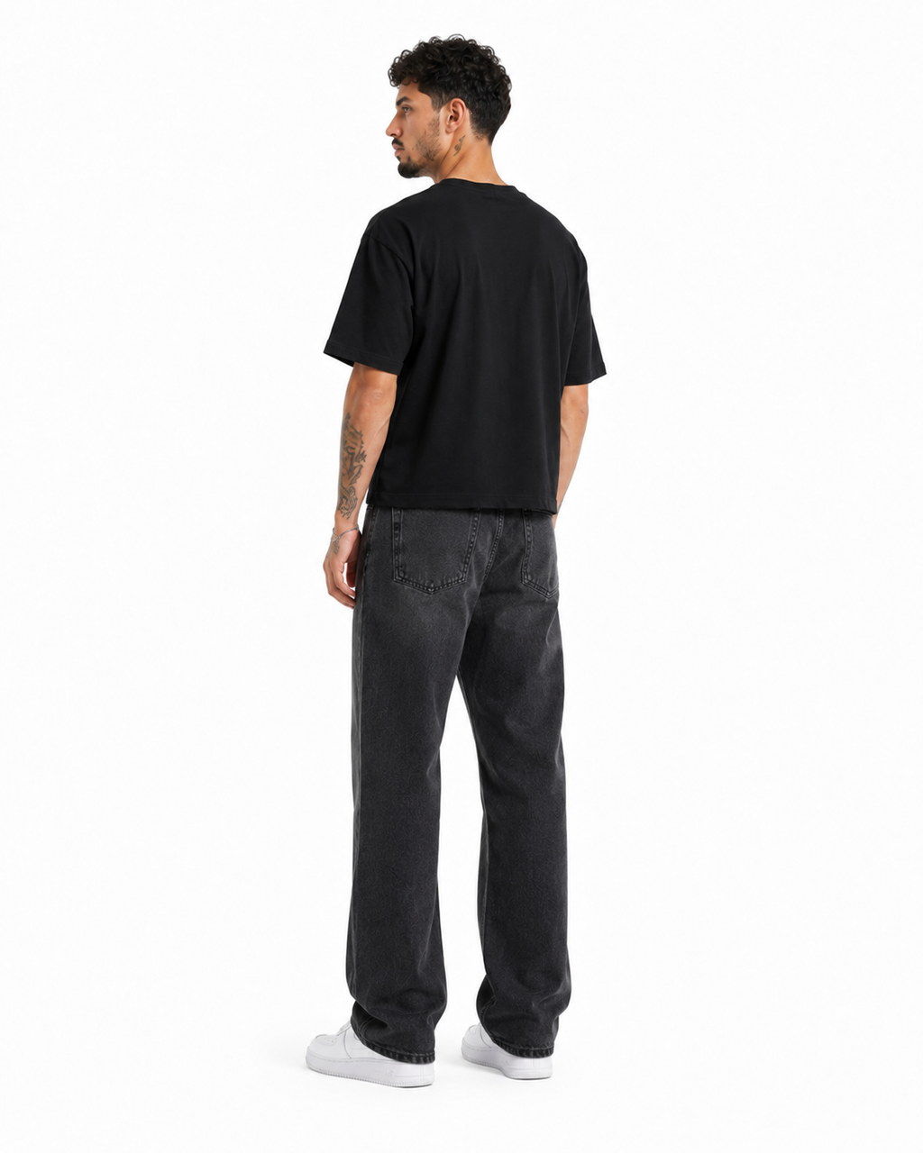 Everyday Boxy Tee - Black