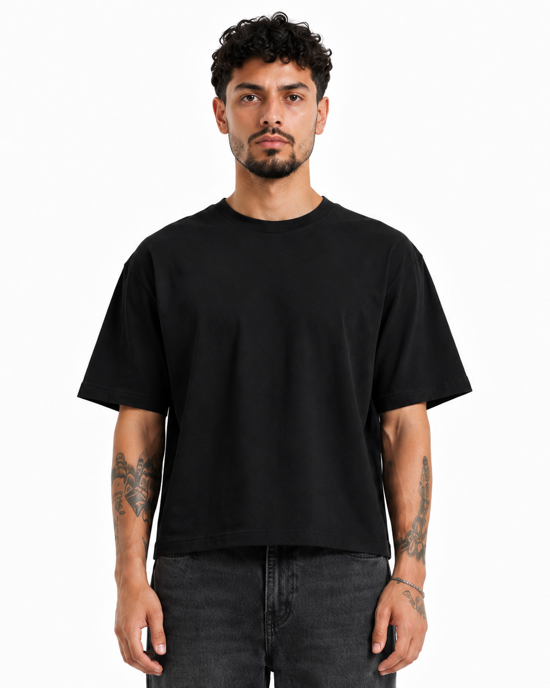 Everyday Boxy Tee - Black