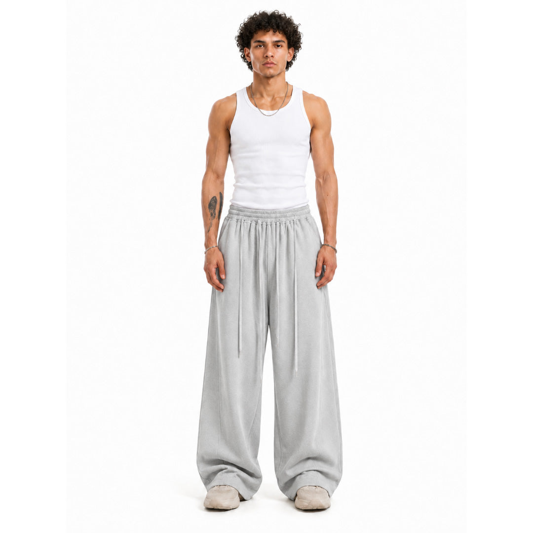 Everyday Wide-Leg Pants - Grey