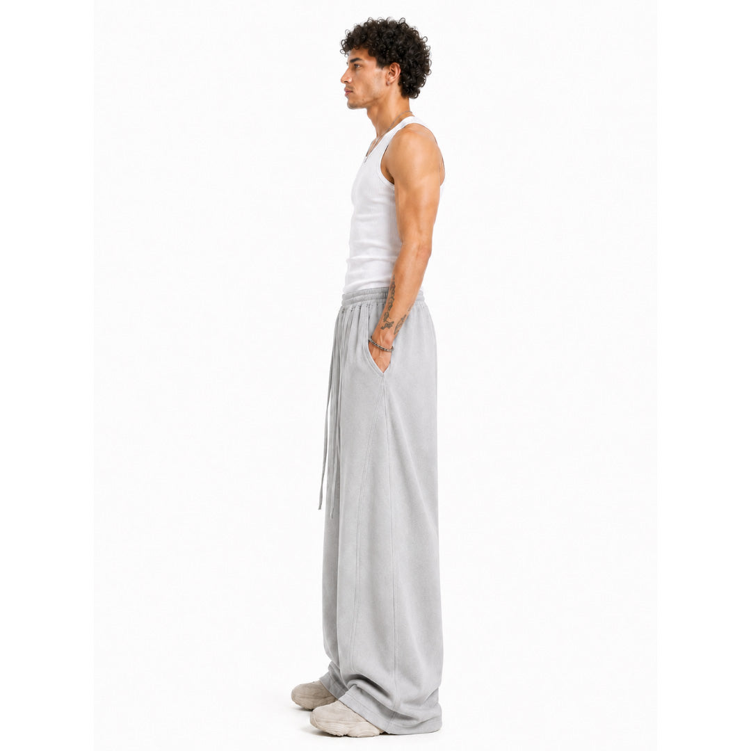 Everyday Wide-Leg Pants - Grey