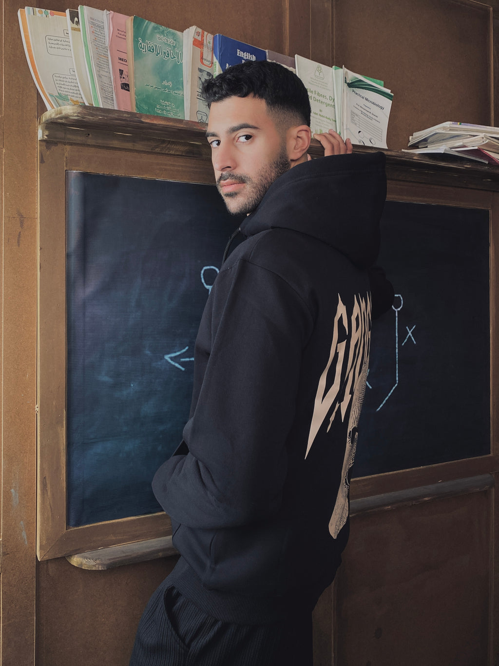 Ski Mask Hoodie - Black