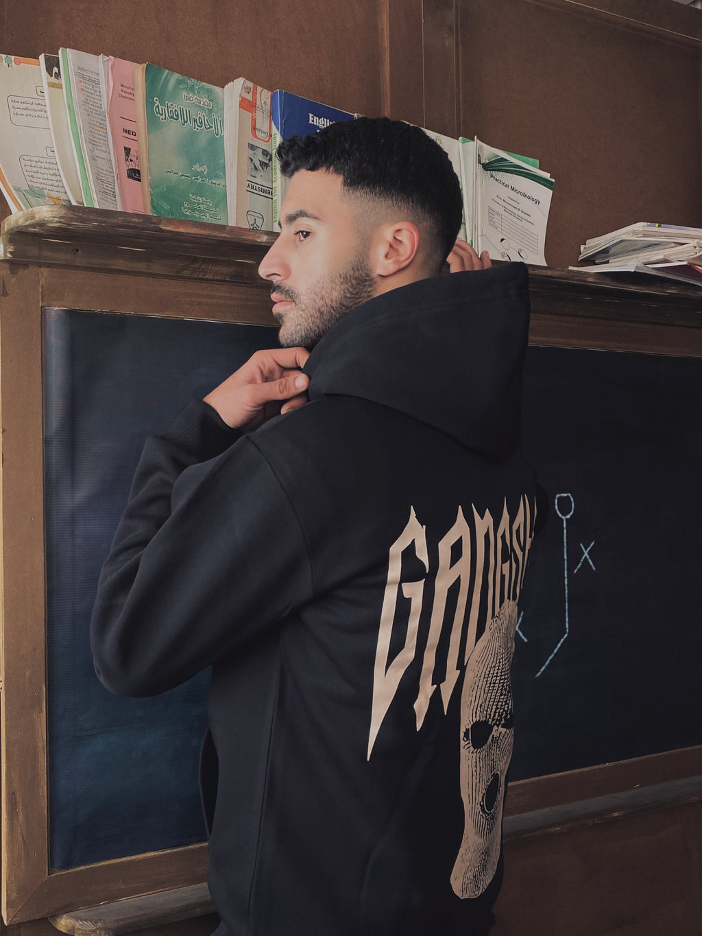 Ski Mask Hoodie - Black