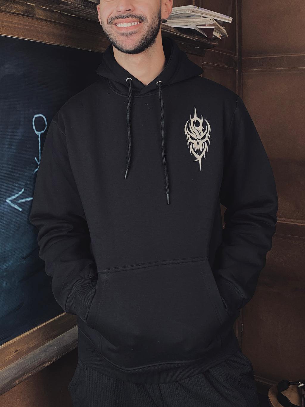 Ski Mask Hoodie - Black