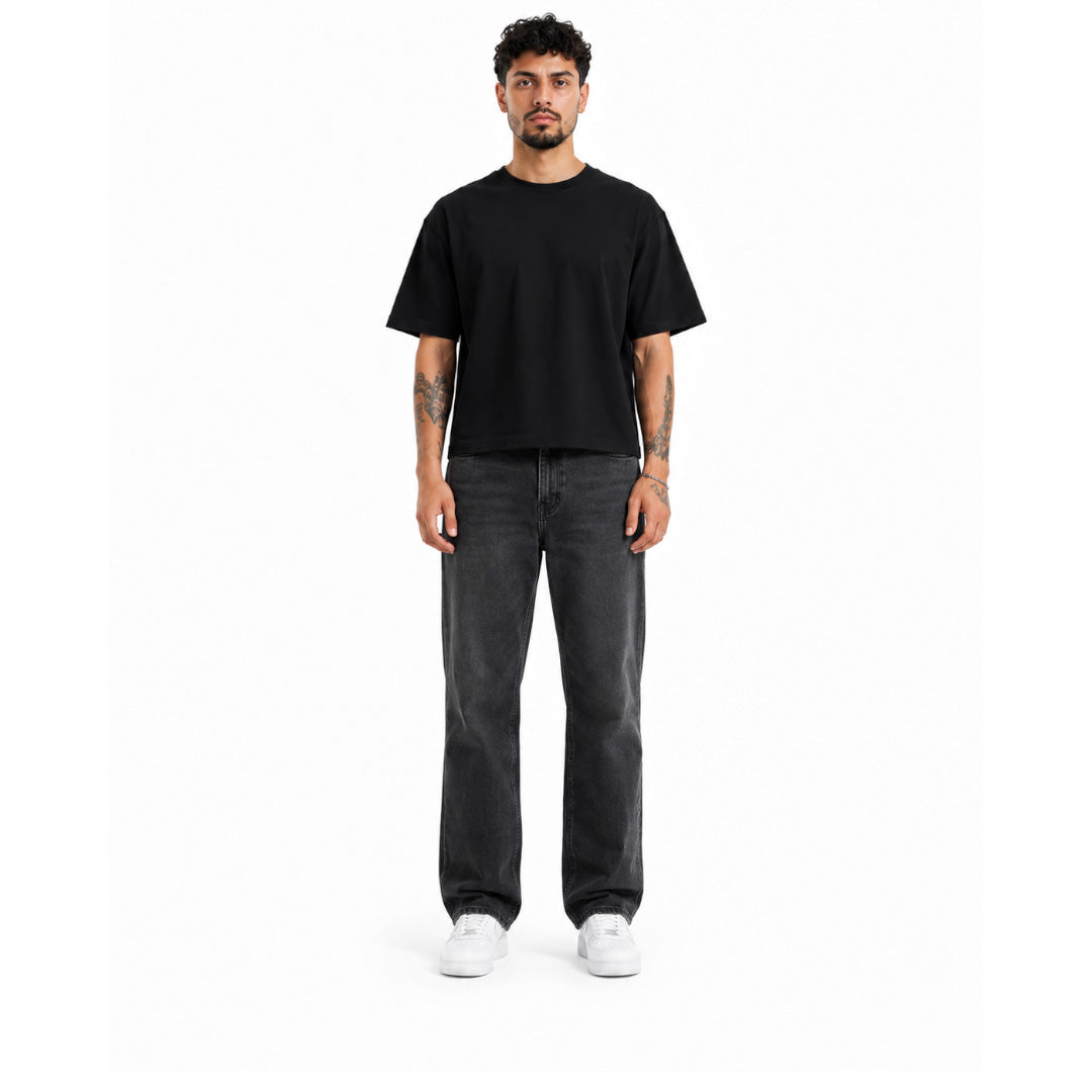 Everyday Boxy Tee - Black