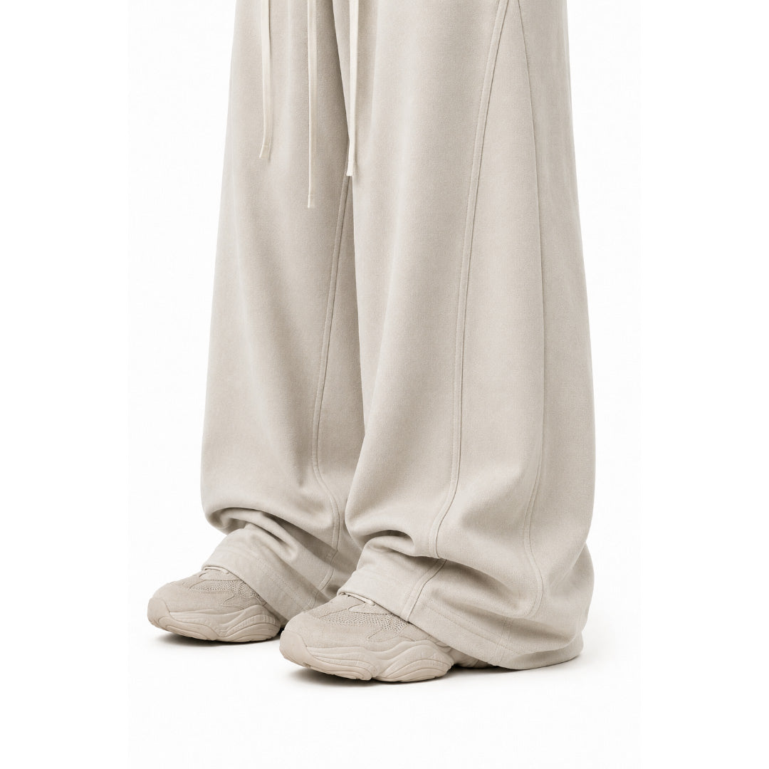 Everyday Wide-Leg Pants - Ivory Beige